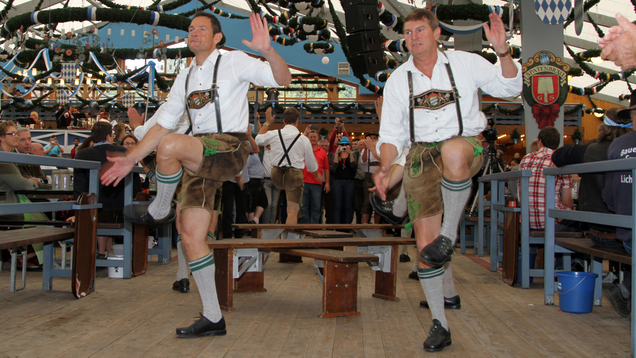 Illustration for article titled Not Sure What’s Going On Here, But Okay: Here’s Some Germans Being Weird In Those Little Outfits